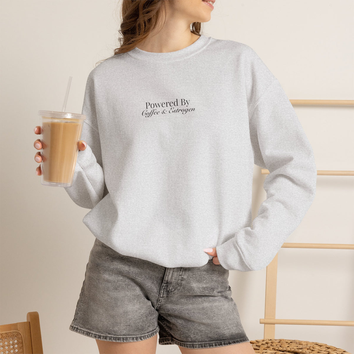 Powered By Coffee & Estrogen Sweatshirt